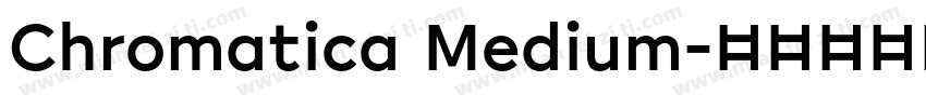 Chromatica Medium字体转换